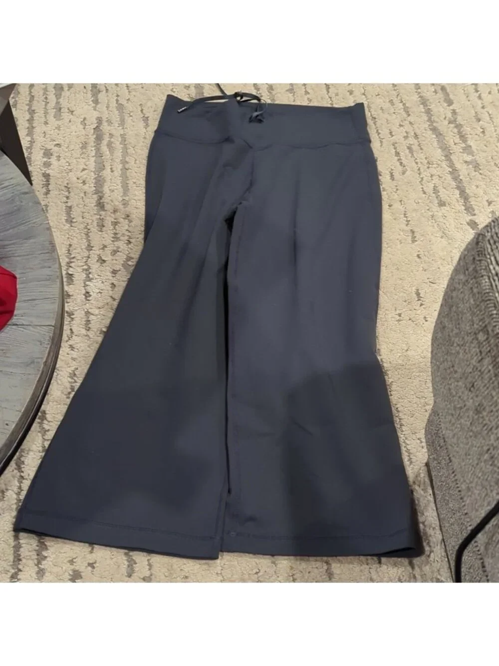 Lululemon Relaxed Fit Crop Charcoal Modal